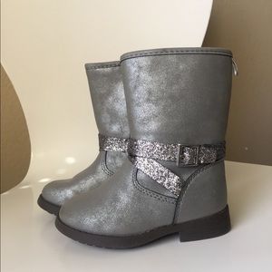 Metallic boots sz7